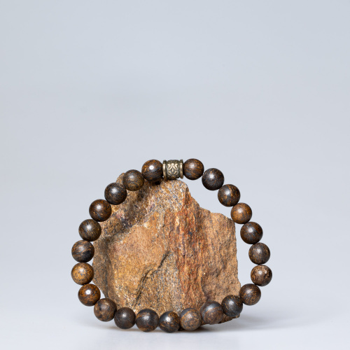 Bronzit Armband matt 8 mm