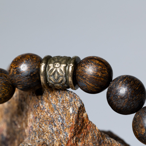Bronzit Armband matt 8 mm