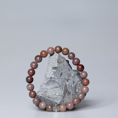 Lila-braunes Aventurin Armband 8 mm