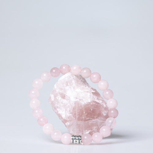 Rosenquarz Armband 8 mm