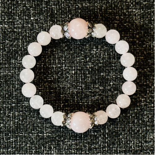 Rosenquarz Armband 8-12 mm